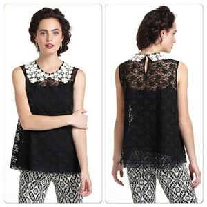 Anthropologie Eloise Open Bloom Top